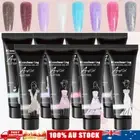 8 COLORS Glitter Poly Gel Kits Soak Off UV LED Nail Extension Quick Builder Set