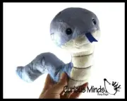 2 RANDOM Plush Baby Snake - Adorable Stuffed Animal Toys - Plushie Soothie Repti