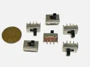 6 Pieces Slide Switch PCB DC50V 0.5A 2 Position DPDT SS22F04-G5 6 Pin A36