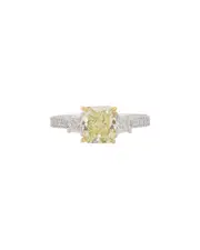 Diana M. Fine Jewelry 18K & Platinum 2.93 ct. tw. Diamond Ring
