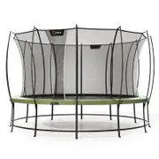 VULY Ultra 2 Pro Extra Large 14ft Trampoline with Enclosure - Round Kids Trampolines