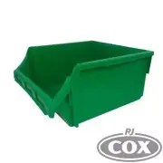 Green Nally N60 MicroBin IH1006 – Large Louvered Panel Stackable Storage Bin