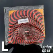 Supreme Spitfire Classic Swirl Tee in Bright Orange SS18 Deadstock/ skateboard