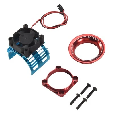 Motor Heatsink Cover+Cooling Fan for A959-B 144001 124019 1/8 1/10 RC Car6391