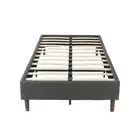 Bed Frame Mattress Foundation (Dark Grey) â€“ Double Dreamo