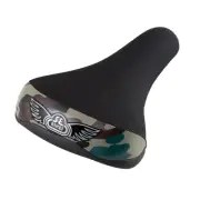 SE Racing Flyer BMX bicycle seat saddle, 8mm rails ARMY CAMO