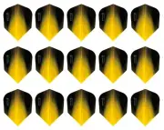 5 New Sets Harrows Sonic Standard Dart Flights – Ships w/ Tracking - Yellow