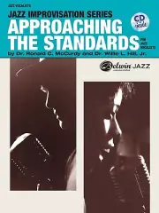 JAZZ IMPROVISATION SERIES APPROACHING THE STANDARDS FOR JAZZ VOCALISTS BOOK/CD