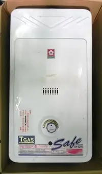 在飛比找Yahoo!奇摩拍賣優惠-{MIT}中古SH8206櫻花牌10L屋外專用防風型恆溫液化