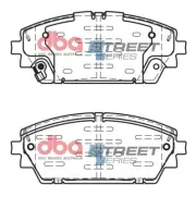 DBA Street Series Front Brake Pad Set to suit Mazda 3 BP 2019 -onwards DB15046SS
