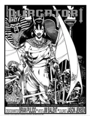 PURGATORI Print, NM, Jim Balent, 1996, Chaos, Brian Pulido, 8.5" by 11"