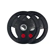 15kg Rubber Coated Tri-grip Weight Plates Type-O Pair