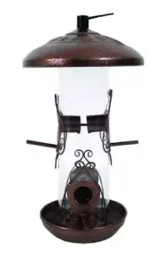 Heath Giddy Up Mixed Seed Feeder 2 Lb Capacity Copper