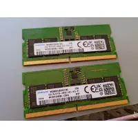 在飛比找蝦皮購物優惠-Samsung 8gb ddr5 筆電記憶體 剩兩個