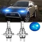 Pair H4 Canbus LED Headlight Globes Ice Blue For Mitsubishi Triton MN 2009-2015