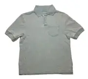 BOYS ART CLASS LIGTH AQUA STONE WASHED POLO SHIRT SIZE Large (10/12)