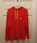 NWT University of Cavaliers Southern Tide Orange White Pullover Hoodie Large