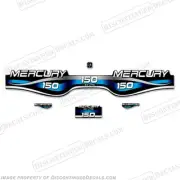 Fits Mercury 150hp 2.5 Liter Bluewater Series Outboard Decal 1999 Blue or Red