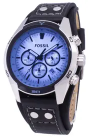 Fossil Coachman Chronograph CH2564 Black Leather Womens Watch