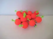 12 1" FISHING BOBBERS Small Round Floats Weighted Foam Snap on Float Choice