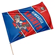 Newcastle Knights NRL Retro Mascot Design GAME DAY Pole Flag Banner