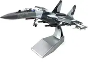 koolsoo 1/100 Sukhoi SU-35 Metal Fighter Plane Model with Stand Decoration 22x14.5cm