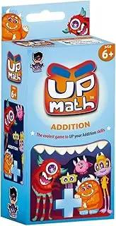 Yuka Champs Upmath Addition Flash Cards, Math Card Games for Kids Ages 6-12, Homeschool Educational Games for Upto Double Digit Addition, 135 Cards, 1-4 Players