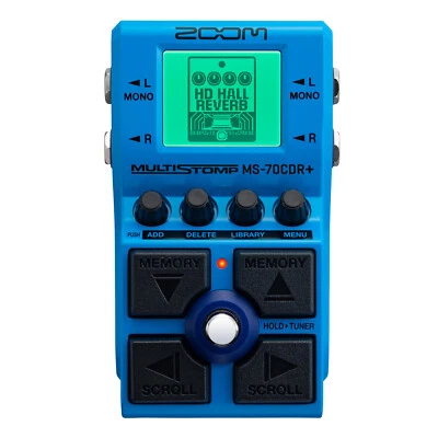 Zoom MS-70CDR+ MultiStomp Stereo Multi-Effects Pedal with 149 Effects