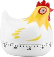 Kitchen Timer, Chicken Pattern Countdown Reminder for Cooking Baking (White)