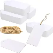 150 PCS Kraft Paper Gift Tags with 100 Feet Natural Jute Twine String for Arts C