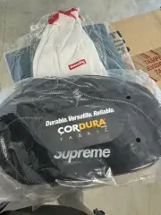 SUPREME WAIST BAG BLACK FW20 B10 OS BRAND NEW Sealed Cordura Fabric