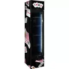 Bar Fridge 160 Ltr Playing Card Game Room Upright Slimline LED Lighting Alfresco