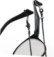 [TINEASUR] Eyeglass Chain Holder Spectacle Chain Blocking Adjustable Strap Necklace Plush Rope Chain Eyeglass Holder Loops Cord Earring Bead Eyeglass Strap Holder Golden