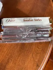 Oster Stainless Steel Fondue Forks Set Of 6 Vintage New in the box