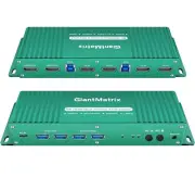 GiantMatrix kvm Switch 2 Monitor 2 Computer hdmi 2.1 hdmi kvm switch