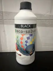 1L BLACK Eco-Solvent Ink for Roland, Mutoh, Mimaki, & more; See Description