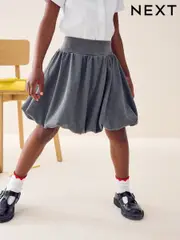 Grey Pull-On Jersey Stretch Bubble Hem Skirt (3-17yrs) (AW4868) | $26 - $39