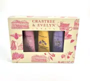 Crabtree & Evelyn Ultra Moisturising Therapy Hand Cream Trio 25g New