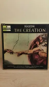 在飛比找Yahoo!奇摩拍賣優惠-(二手收藏品)古典樂黑膠唱片--海頓HAYDN THE CR