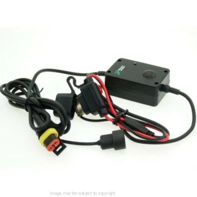Angled Mini USB Motorcycle Battery Charger fits TomTom GPS SatNav
