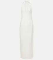 [SIR] SIR Violet halterneck linen maxi dress AU 8 white