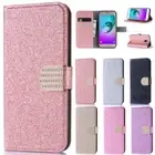 For Samsung A53 A52 A51 A21S A50 Bling Magnetic Flip Leather Wallet Case Cover