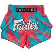 Fairtex Street King Pink/Blue Muay Thai Shorts