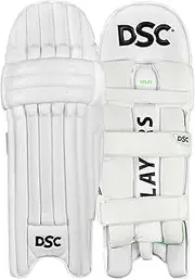 DSC Split 22 Batting Legguard, Model 2023, Mens,Left Hand| Material: PU Facing | for Intermediate-Advanced | Lightweight HDF | Breathable Mesh Bolsters | Extended Side Wing for Protection