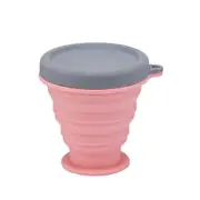 2Pcs 200ml Portable Silicone Water Bottle Foldable Food grade silicone Telescopic Drinking Collapsible Folding Cup Travel Camping