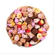 Tiny Treats - Shelly's Buttons - Snacks Flat Back Embellishments - Craft Scrap