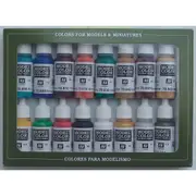 Vallejo AV70142 Model Colour Medieval Colors 16 Colour Acrylic Paint Set