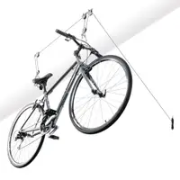 在飛比找蝦皮購物優惠-手工天花板自行車收納單車吊架