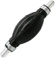 Automotive-leader 12mm 1/2" Black Bulb Type Rubber Fuel Transfer Vacuum Fuel Line Hand Primer Gasoline Petrol Diesel Pump Bulb for Marine Boat Accessories