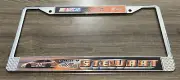 TONY STEWART #20 HOME DEPOT CHROME METAL LICENSE PLATE FRAME NASCAR USA NEW